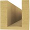 Ekena Millwork 4in. W x 4in. H x 28in. L Rivera Woodgrain TimberThane Rafter Tail, Primed Tan RFTUR04X04X28RIVRCPR - alternate 6